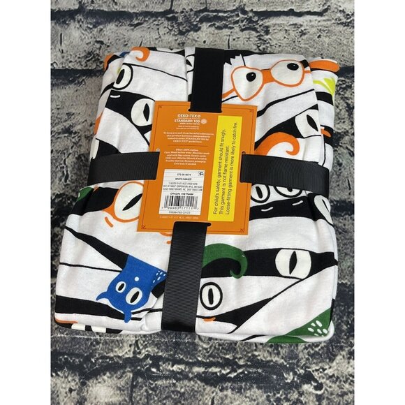 Hyde & Eek! Kid's sz 12 Mummy Halloween Matching Family Pajama 2-pc set - Picture 5 of 7